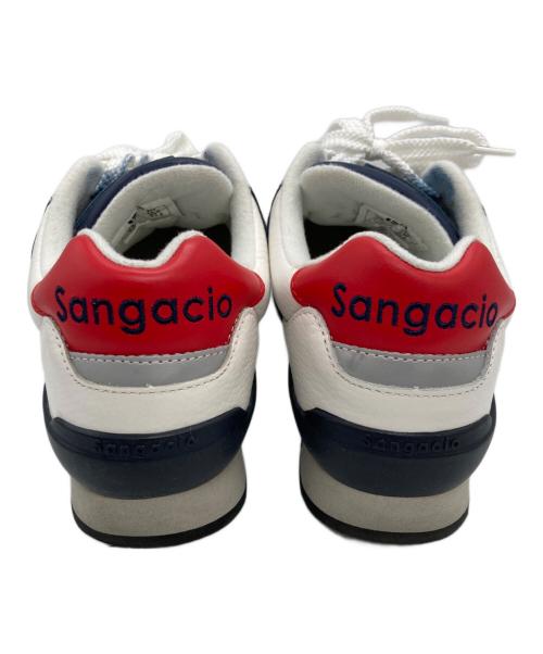 Sangacio（サンガッチョ）SANGACIO (サンガッチョ) ローカットスニーカー ホワイト サイズ:SIZE 23.5cmの古着・服飾アイテム