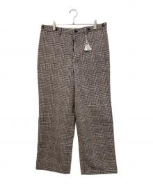 R&D.M.Co-OLDMAN'S TAILOR（オールドマンズテーラー）の古着「グレンチェックパンツ」｜グレー