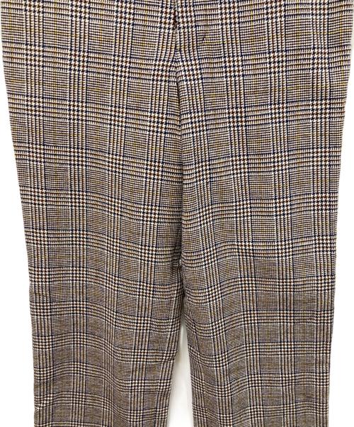 R&D.M.Co-OLDMAN'S TAILOR（オールドマンズテーラー）R&D.M.Co-OLDMAN'S TAILOR (オールドマンズテーラー) グレンチェックパンツ グレー サイズ:SIZE Mの古着・服飾アイテム