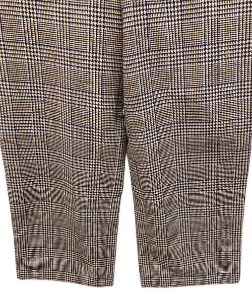 R&D.M.Co-OLDMAN'S TAILOR（オールドマンズテーラー）R&D.M.Co-OLDMAN'S TAILOR (オールドマンズテーラー) グレンチェックパンツ グレー サイズ:SIZE Mの古着・服飾アイテム