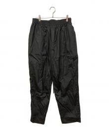 BIBLIOTHERK（ビブリオテーク）の古着「TRACK TROUSERS COTTON」｜ブラック