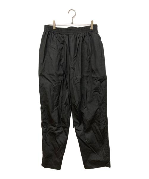 BIBLIOTHERK（ビブリオテーク）BIBLIOTHERK (ビブリオテーク) TRACK TROUSERS COTTON ブラック サイズ:SIZE 1の古着・服飾アイテム