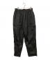 BIBLIOTHERK（ビブリオテーク）の古着「TRACK TROUSERS COTTON」｜ブラック