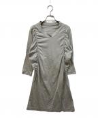 ISSEY MIYAKE HaaTイッセイミヤケハート）の古着「長袖ワンピース」｜グレー