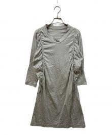 ISSEY MIYAKE HaaT（イッセイミヤケハート）の古着「長袖ワンピース」｜グレー