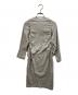 ISSEY MIYAKE haat (イッセイミヤケハート) 長袖ワンピース グレー サイズ:SIZE 2：5000円