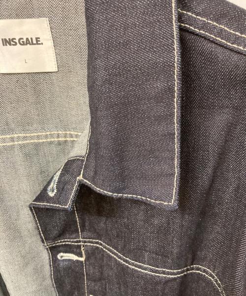 INS GALE（インズゲール）INS GALE (インズゲール) デニムジャケット インディゴ サイズ:	SIZE Lの古着・服飾アイテム