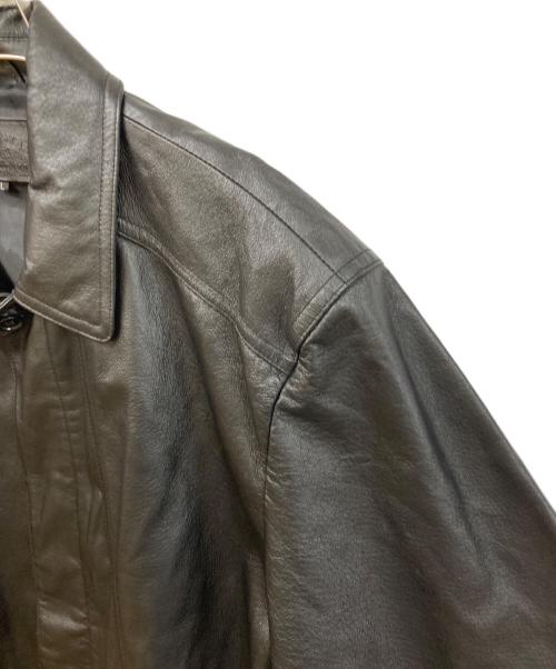 VALLANTAS（バランタス）VALLANTAS (バランタス) レザーコート ブラック サイズ:SIZE Lの古着・服飾アイテム