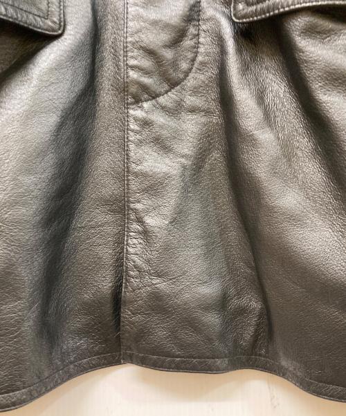 VALLANTAS（バランタス）VALLANTAS (バランタス) レザーコート ブラック サイズ:SIZE Lの古着・服飾アイテム