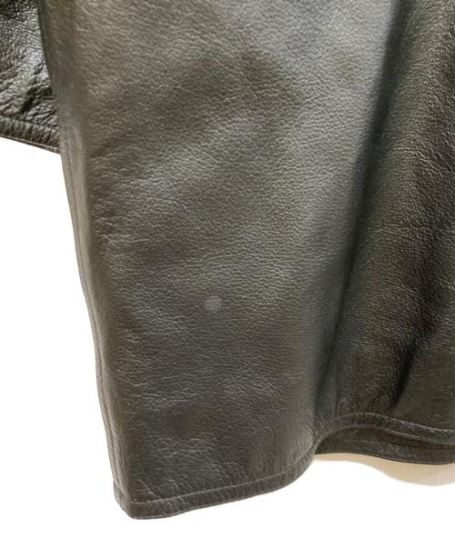 VALLANTAS（バランタス）VALLANTAS (バランタス) レザーコート ブラック サイズ:SIZE Lの古着・服飾アイテム