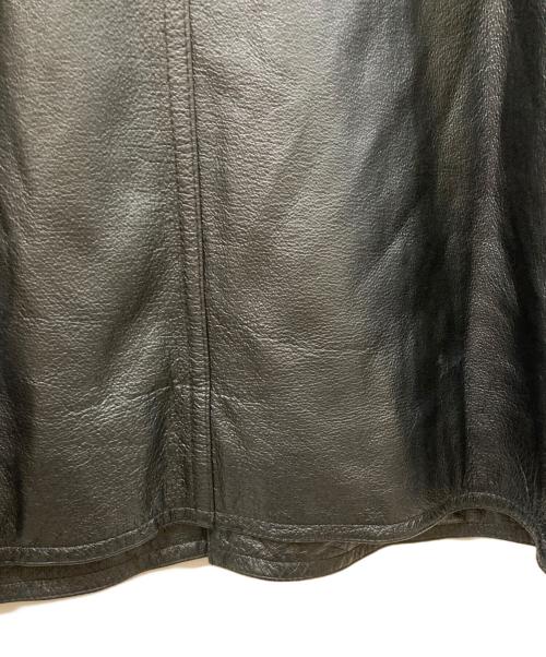VALLANTAS（バランタス）VALLANTAS (バランタス) レザーコート ブラック サイズ:SIZE Lの古着・服飾アイテム