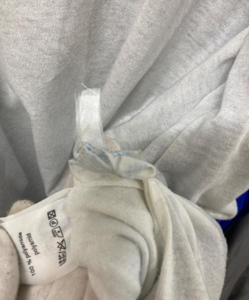 adidas（アディダス）adidas (アディダス) ナイロンジャケット グレー×ブルー サイズ:	SIZE XLの古着・服飾アイテム
