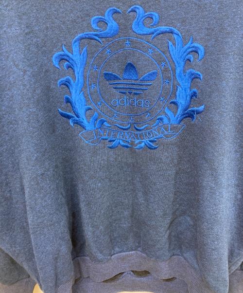 adidas（アディダス）adidas (アディダス) ロゴ刺繍スウェット ネイビー サイズ:	SIZE Freeの古着・服飾アイテム