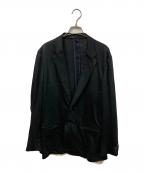 PAUL SMITHポールスミス）の古着「リネンテーラードジャケット」｜ブラック