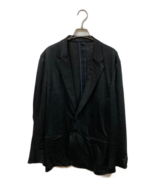PAUL SMITH（ポールスミス）Paul Smith (ポールスミス) リネンテーラードジャケット ブラック サイズ:	SIZE L2の古着・服飾アイテム