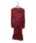 DIANE VON FURSTENBERG (ダイアンフォンファステンバーグ) adara feather maxi dress レッド サイズ:SIZE M：15000円