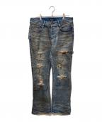 MLVINCEメルヴィンス）の古着「DOUBLE KNEE JEANS」｜インディゴ