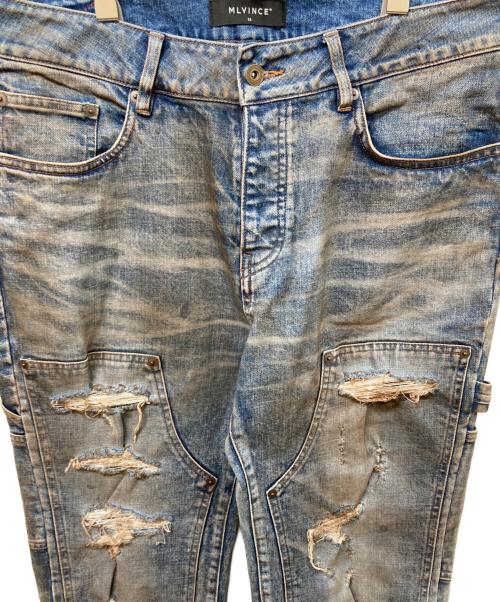 MLVINCE（メルヴィンス）MLVINCE (メルヴィンス) DOUBLE KNEE JEANS インディゴ サイズ:SIZE 34の古着・服飾アイテム