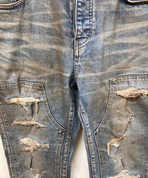 MLVINCE（メルヴィンス）MLVINCE (メルヴィンス) DOUBLE KNEE JEANS インディゴ サイズ:SIZE 34の古着・服飾アイテム