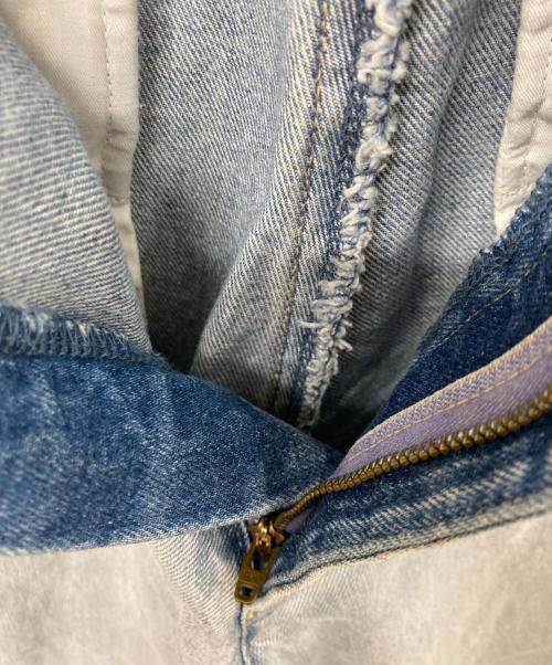 YLEVE（イレーヴ）YLEVE (イレーヴ) DENIM BAGGY FADE ブルー サイズ:	SIZE 4の古着・服飾アイテム