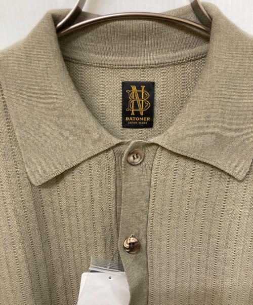 BATONER（バトナ―）BATONER (バトナ―) ポロシャツ カーキ サイズ:	SIZE Mの古着・服飾アイテム