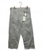 SCYEBASICSサイベーシックス）の古着「Stretch Cotton Duck Wide Leg Jeans」｜グレー
