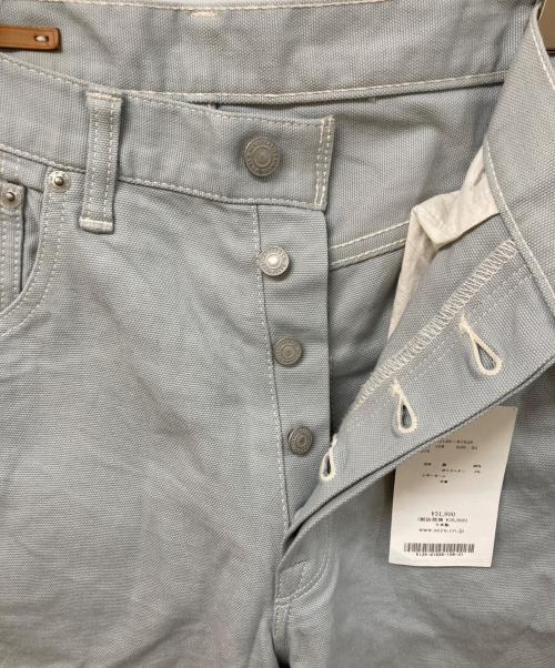 SCYEBASICS（サイベーシックス）SCYEBASICS (サイベーシックス) Stretch Cotton Duck Wide Leg Jeans グレー サイズ:	SIZE 31の古着・服飾アイテム