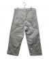 SCYEBASICS (サイベーシックス) Stretch Cotton Duck Wide Leg Jeans グレー サイズ:	SIZE 31：9000円