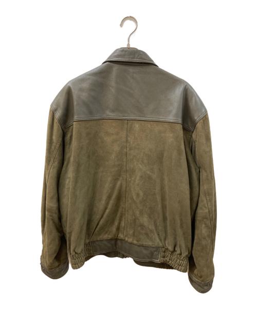 USED（ユーズド）USED (ユーズド) スエード切替ーブルゾン ブラウン サイズ:SIZE Mの古着・服飾アイテム