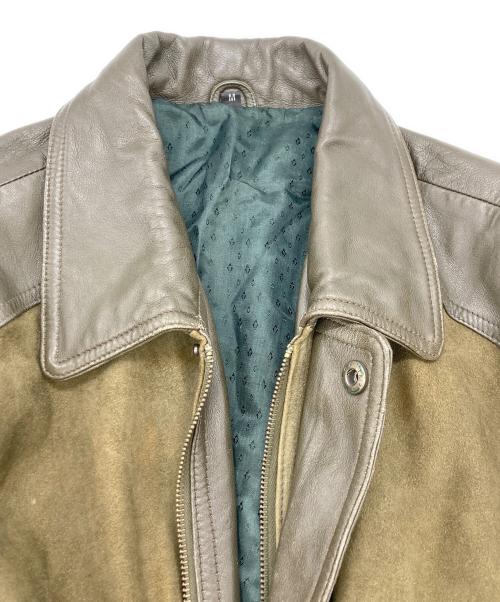USED（ユーズド）USED (ユーズド) スエード切替ーブルゾン ブラウン サイズ:SIZE Mの古着・服飾アイテム