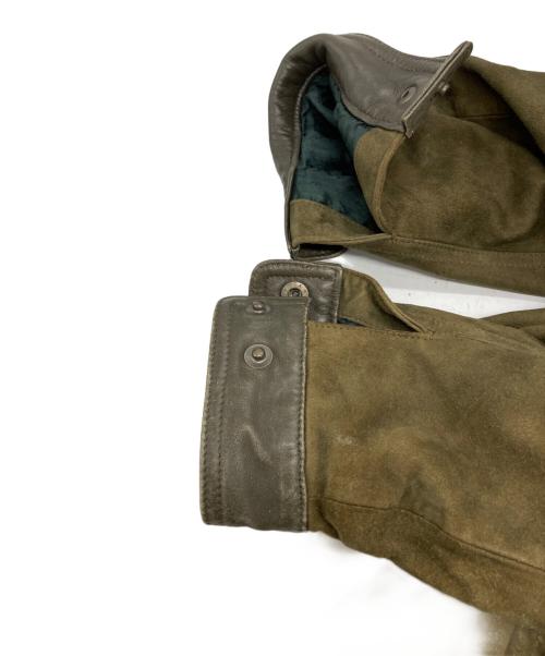 USED（ユーズド）USED (ユーズド) スエード切替ーブルゾン ブラウン サイズ:SIZE Mの古着・服飾アイテム