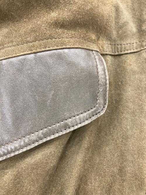 USED（ユーズド）USED (ユーズド) スエード切替ーブルゾン ブラウン サイズ:SIZE Mの古着・服飾アイテム