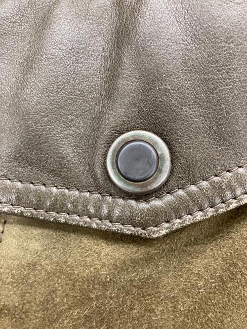 USED（ユーズド）USED (ユーズド) スエード切替ーブルゾン ブラウン サイズ:SIZE Mの古着・服飾アイテム