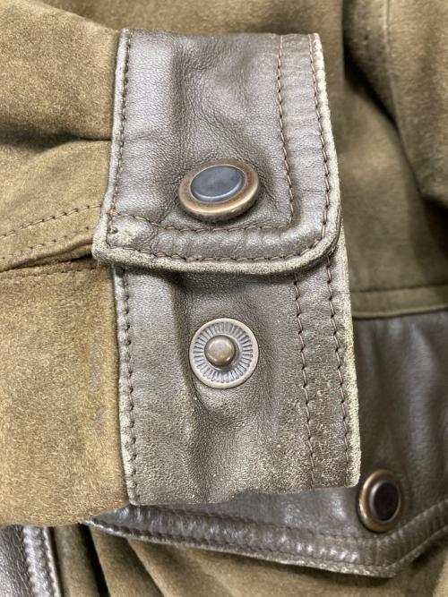 USED（ユーズド）USED (ユーズド) スエード切替ーブルゾン ブラウン サイズ:SIZE Mの古着・服飾アイテム
