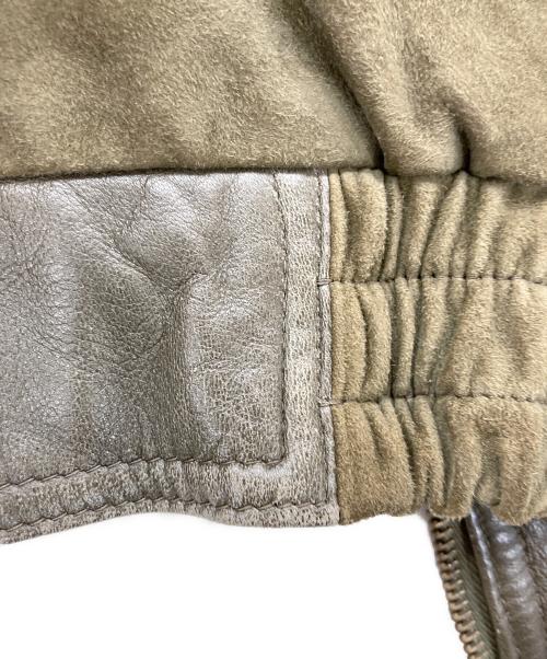 USED（ユーズド）USED (ユーズド) スエード切替ーブルゾン ブラウン サイズ:SIZE Mの古着・服飾アイテム