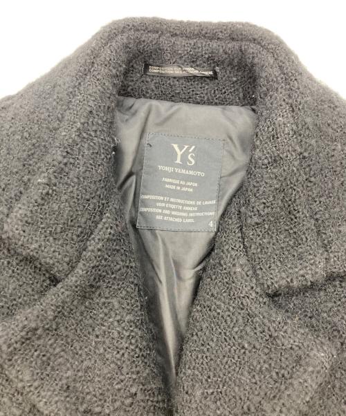 Y's（ワイズ）Y's (ワイズ) チェスターコート ブラック サイズ:4の古着・服飾アイテム