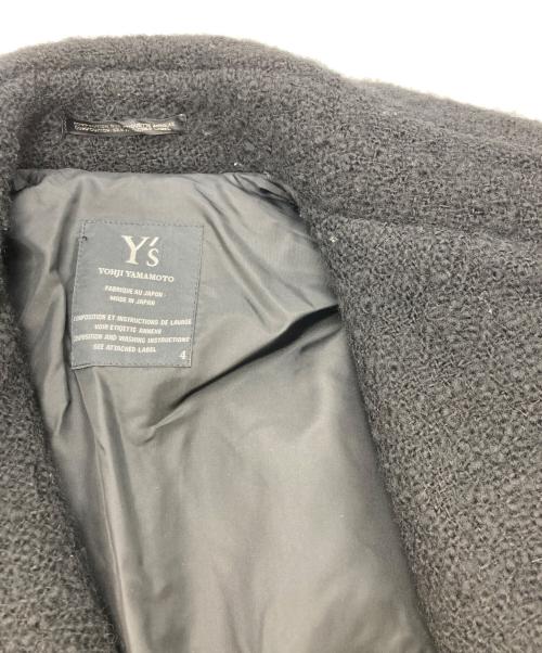 Y's（ワイズ）Y's (ワイズ) チェスターコート ブラック サイズ:4の古着・服飾アイテム
