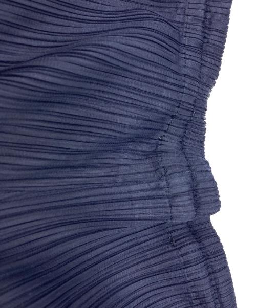 PLEATS PLEASE（プリーツプリーズ）PLEATS PLEASE (プリーツプリーズ) プリーツロングパンツ ネイビー サイズ:	SIZE 3の古着・服飾アイテム