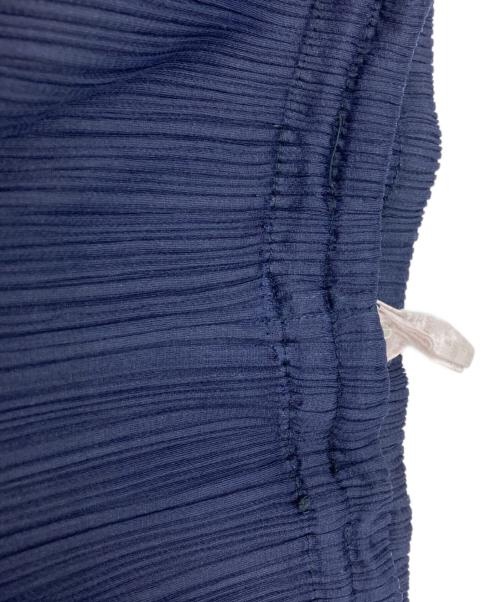 PLEATS PLEASE（プリーツプリーズ）PLEATS PLEASE (プリーツプリーズ) プリーツロングパンツ ネイビー サイズ:	SIZE 3の古着・服飾アイテム