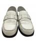 中古・古着 Maison Margiela (メゾンマルジェラ) レザーローファー ホワイト サイズ:SIZE 37：7000円