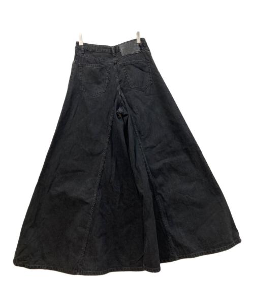 DIESEL（ディーゼル）DIESEL (ディーゼル) ワイド ブーツカット フレア デニムパンツ ブラック サイズ:23の古着・服飾アイテム