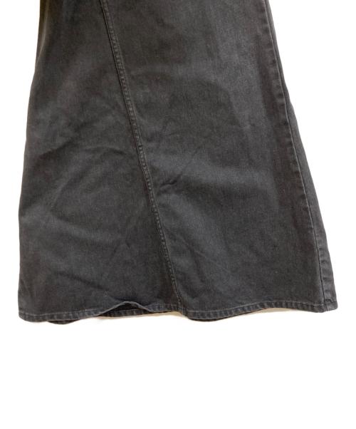 DIESEL（ディーゼル）DIESEL (ディーゼル) ワイド ブーツカット フレア デニムパンツ ブラック サイズ:23の古着・服飾アイテム