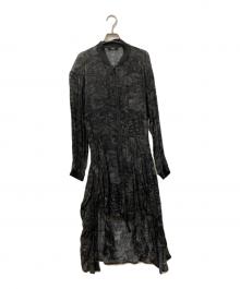 DIESEL（ディーゼル）の古着「シアーロングワンピース」｜ブラック