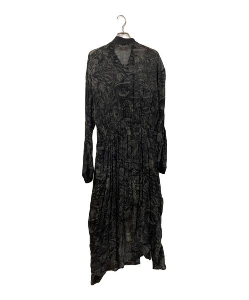 DIESEL（ディーゼル）DIESEL (ディーゼル) シアーロングワンピース ブラック サイズ:SIZE Sの古着・服飾アイテム