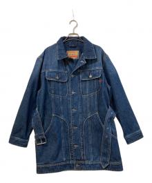 DIESEL（ディーゼル）の古着「ベルテッド デニムジャケット」｜インディゴ