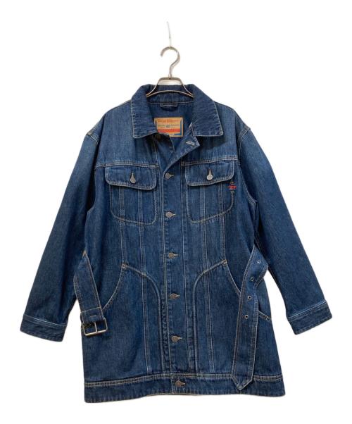 DIESEL（ディーゼル）DIESEL (ディーゼル) ベルテッド デニムジャケット インディゴ サイズ:SIZE Sの古着・服飾アイテム