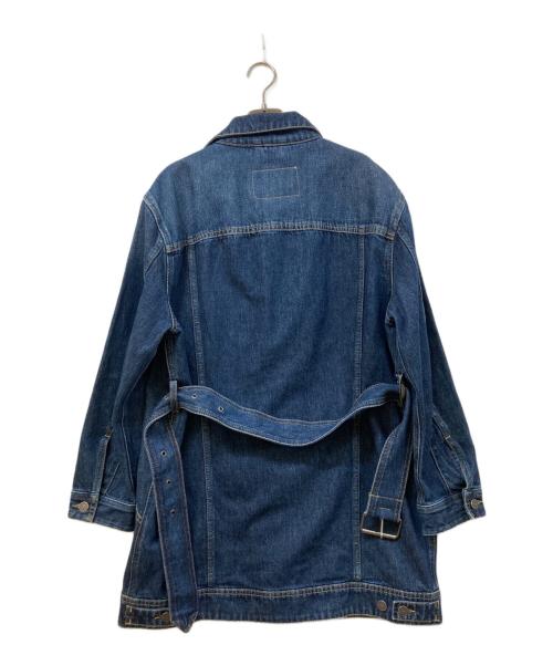 DIESEL（ディーゼル）DIESEL (ディーゼル) ベルテッド デニムジャケット インディゴ サイズ:SIZE Sの古着・服飾アイテム