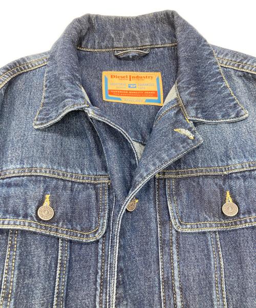 DIESEL（ディーゼル）DIESEL (ディーゼル) ベルテッド デニムジャケット インディゴ サイズ:SIZE Sの古着・服飾アイテム