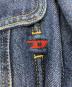 中古・古着 DIESEL (ディーゼル) ベルテッド デニムジャケット インディゴ サイズ:SIZE S：9000円