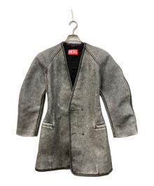 DIESEL（ディーゼル）の古着「Cardigan jacket with cocoon sleeve」｜グレー